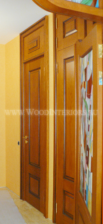 Деревянный интерьер в квартире на Студенческой. Фото25