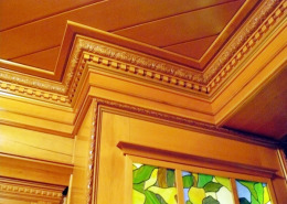 Декоративные деревянные панели с витражом. Фото 2