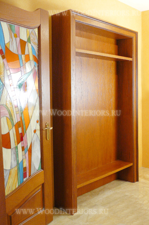 Деревянный интерьер в квартире на Студенческой. Фото26