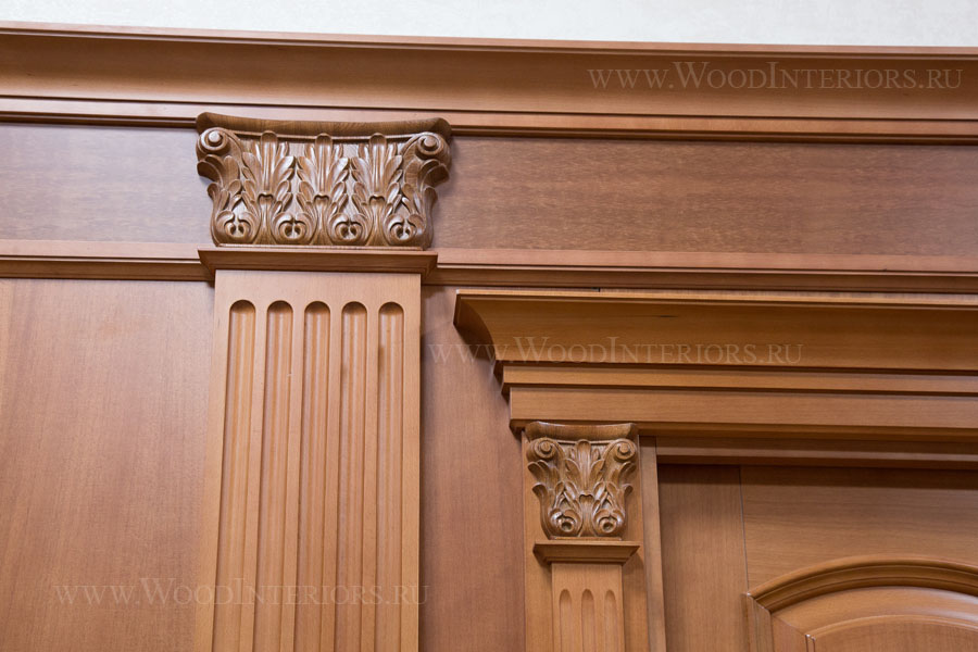 Деревянный интерьер заа президиума суда. Фото8